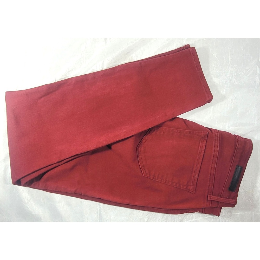 Sanctuary Denim Social Skinny Standard Rise Red Garnet Jeans - Size 27 - Picture 2 of 6